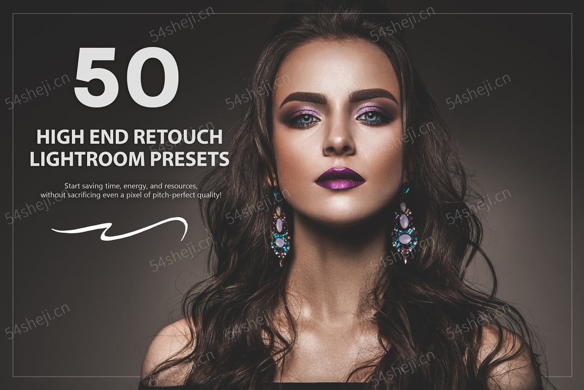 50款高端人像皮肤润饰LR调色预设 High End Retouch Lightroom Preset