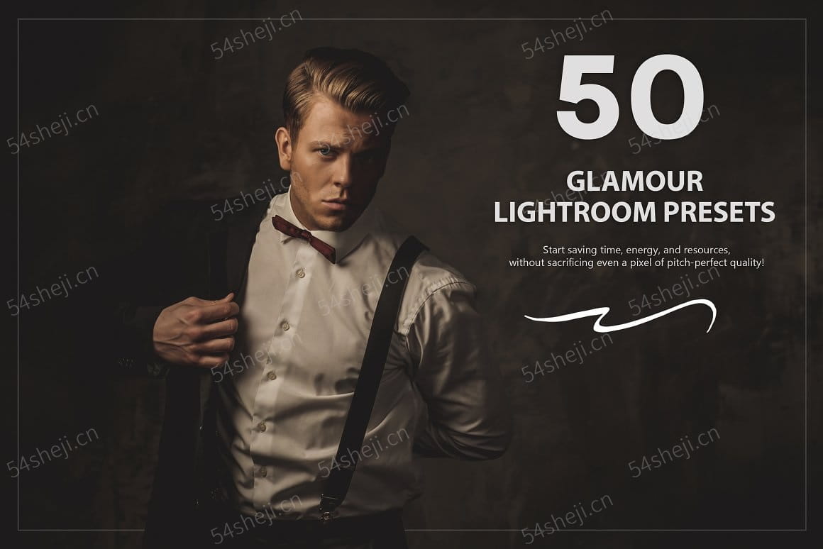 50款高端复古模特调色LR预设 Glamour Lightroom Presets