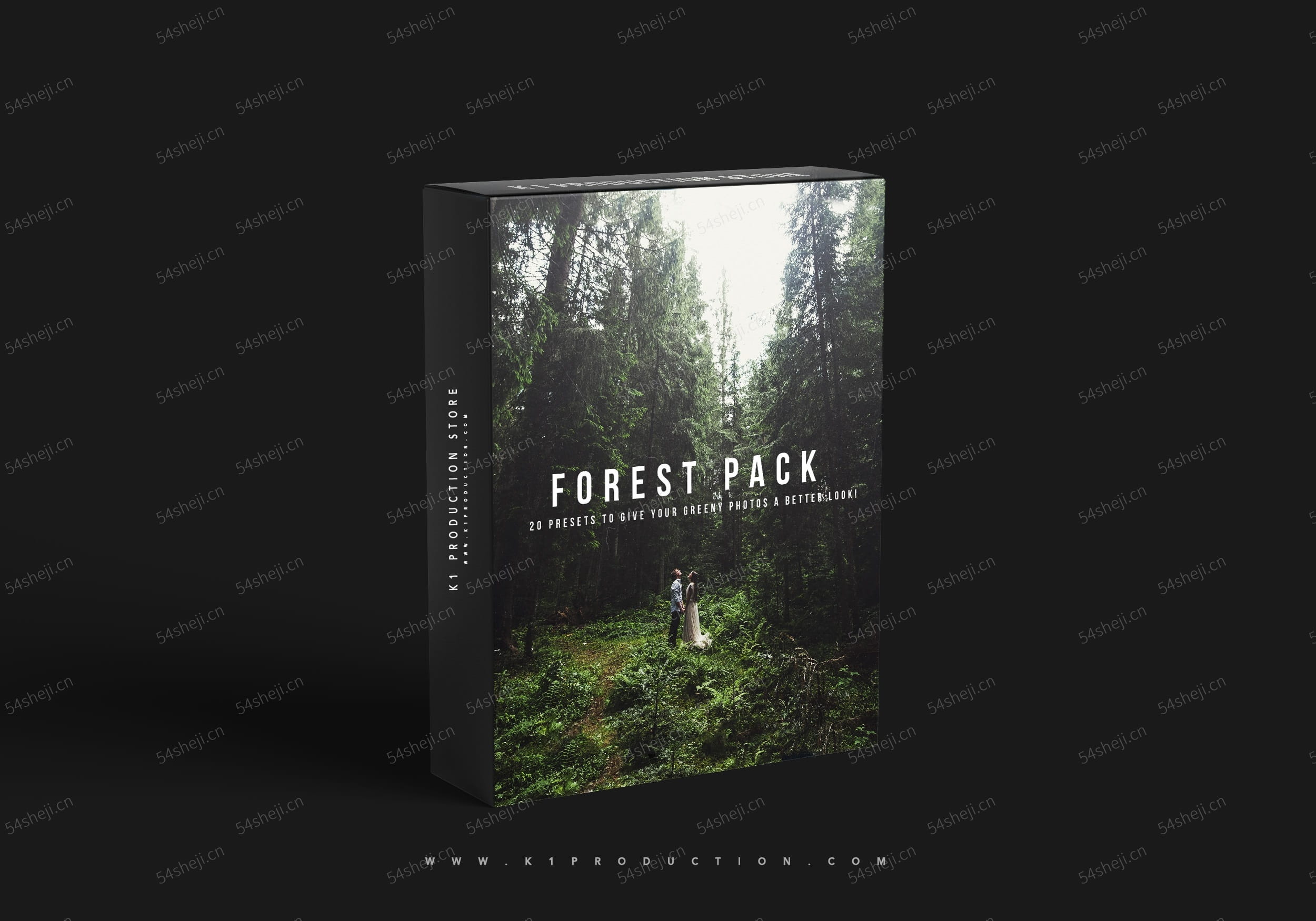 20个绿色森林户外摄影调色LR预设素材 K1 FOREST PACK